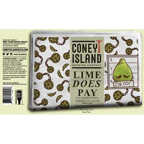 Coney Island Lime Does Pay Lager