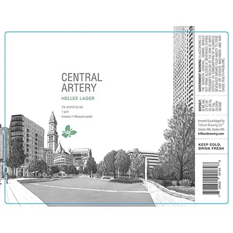 Trillium Central Artery Helles Lager