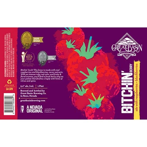 Great Basin Bitchin' Berry Ale