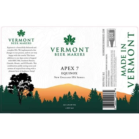 Vermont Apex 7 Equinox NEIPA
