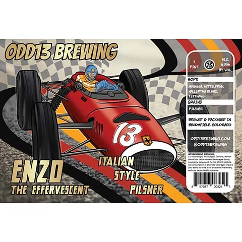 Odd13 Enzo The Effervescent Italian Pilsner