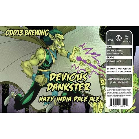 Odd13 Devious Dankster Hazy IPA