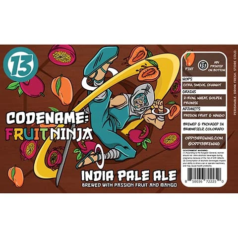 Odd13 Codename: Fruit Ninja IPA