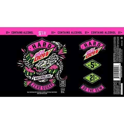 Green Rebel Hard Mtn Dew Watermelon
