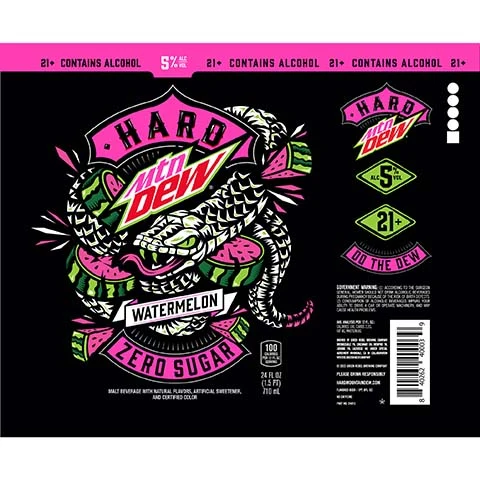 Green Rebel Hard Mtn Dew Watermelon