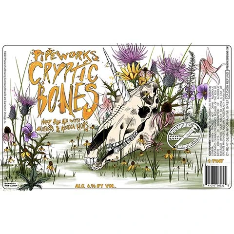Pipeworks Cryptic Bones Hazy Pale Ale