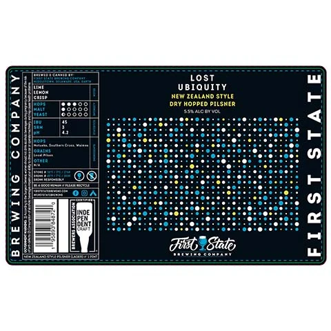 First State Lost Ubiquity Pilsner