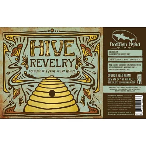 Dogfish Head Hive Revelry Golden Barleywine Ale