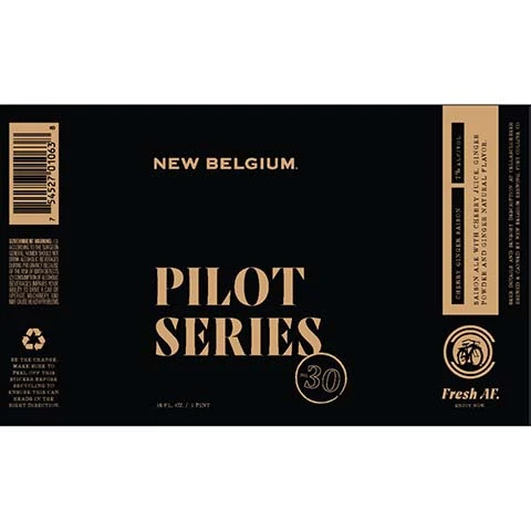 New Belgium Pilot Series No. 30 Saison Ale