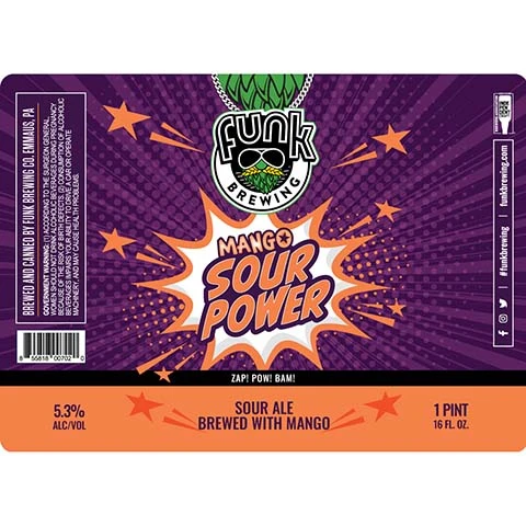 Funk Mango Sour Power Sour Ale