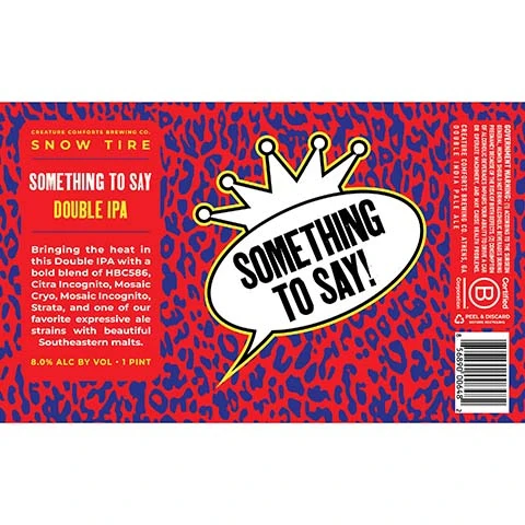 Creature Comforts Something To Say DIPA