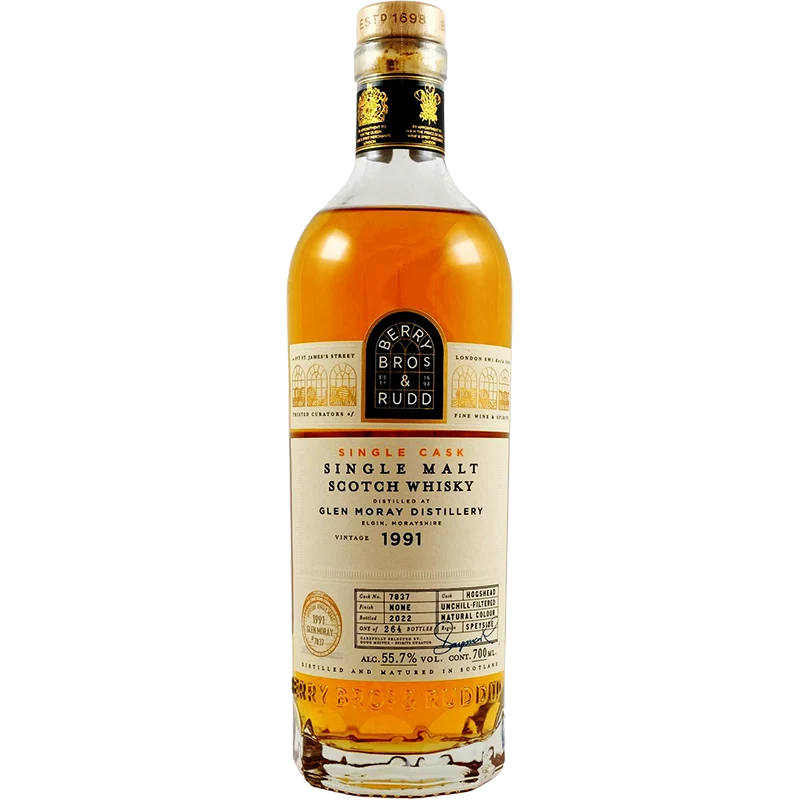 Whisky Glen Moray BR 1991 Cask #7837