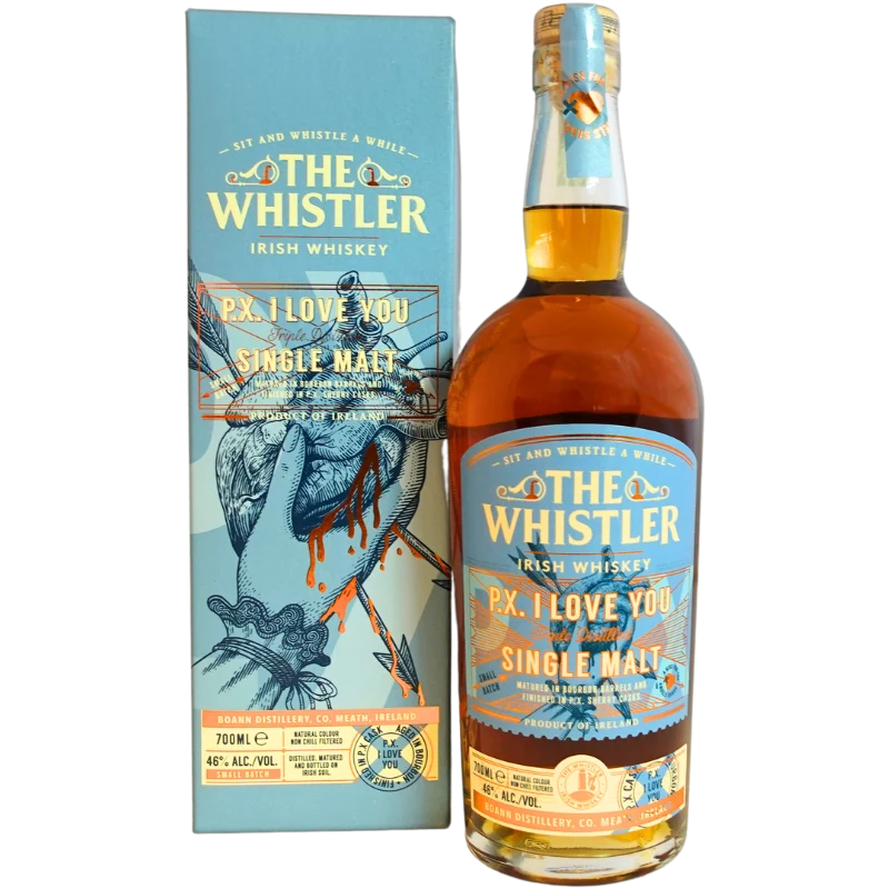 Whisky The Whistler P.X. I LOVE YOU Irish Single Malt